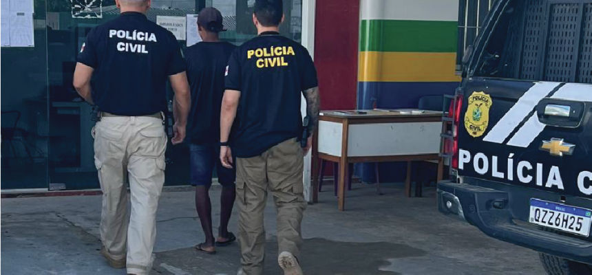 A Polícia Civil do Amazonas (PC-AM), por meio da 56ª Delegacia Interativa de Polícia (DIP) de Jutaí (a 751 quilômetros de Manaus), cumpriu mandado de prisão preventiva nesta sexta-feira (23), de um homem, de 25 anos, por estupro da própria enteada de 10 anos. A prisão aconteceu na zona urbana do município.